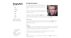 Desktop Screenshot of angryant.com