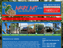 Tablet Screenshot of angryant.com.au